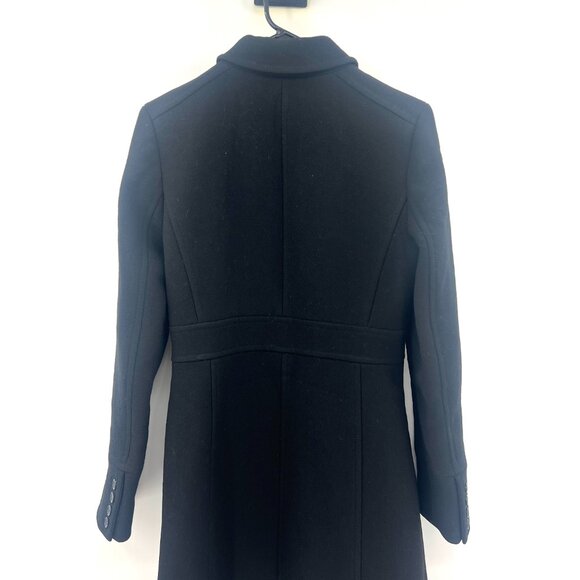 J. Crew Factory Black Pea Coat - Picture 6 of 7